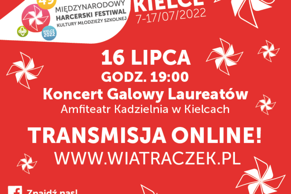 Transmisja on-line Koncertu Galowego Laureatów
